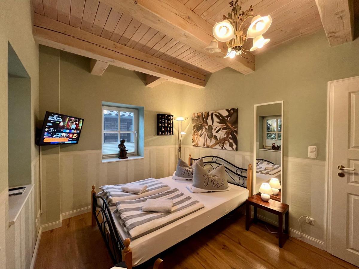 Ute'S Fachwerk Apartment Wolthausen ภายนอก รูปภาพ