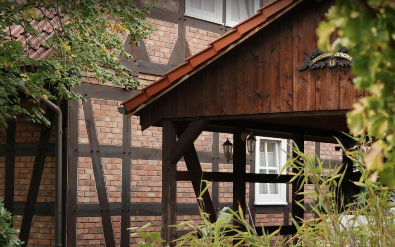 Ute'S Fachwerk Apartment Wolthausen ภายนอก รูปภาพ